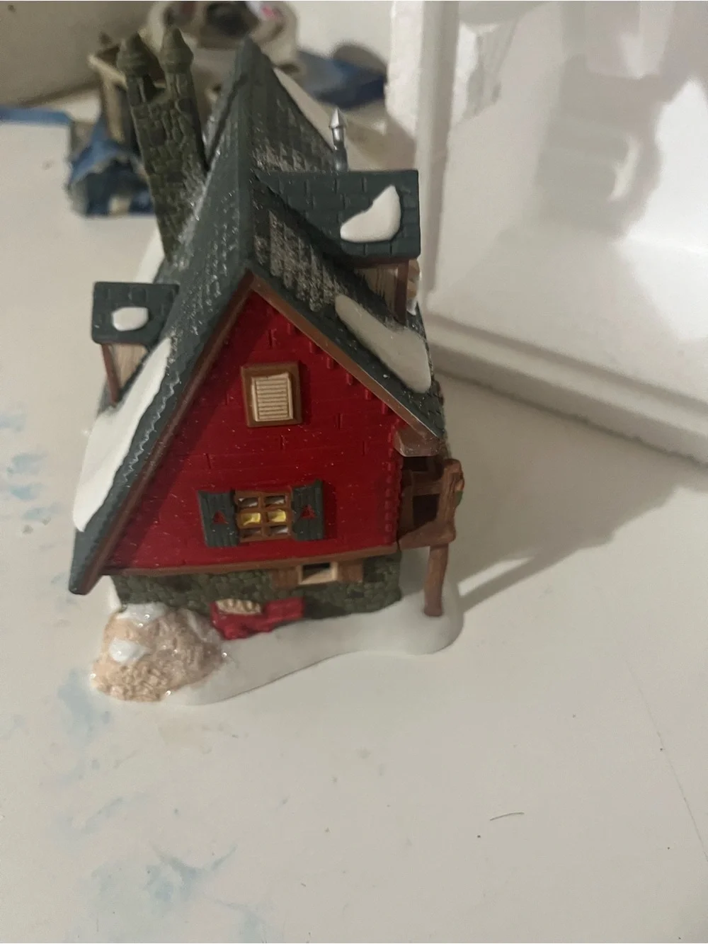 Department 56 N. Pole series Santa's Woodworks Holiday Village